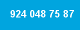 924 048 75 87 924 048 75 87